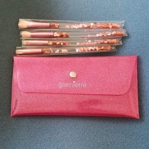 Glamierre Pink Luxe Glitter Eye Brush Collection